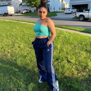 Adidas navy Track pants